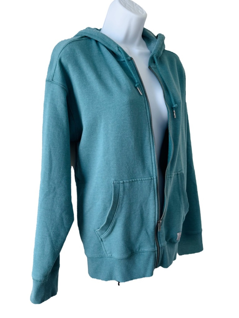 Eddie Bauer Teal Zip-Up Hoodie